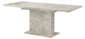 Rozkládací jídelní stůl STRAP 160/200x90 cm šedá beton