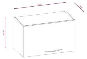 Kuchyňská linka VALERIA 180 cm dub sonoma/hnědá
