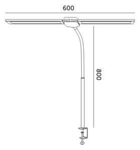 LED Stmívatelná stolní lampa USB TENUIX DUO LED/14W/5V 3000-6000K černá