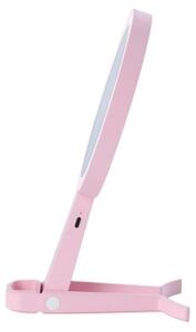 Immax 09102L - LED+CCT Stmívatelné kosmetické zrcátko SWEET LED/3W/5V růžová