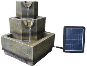 Zahradní solární fontána BestBerg SF-05 / polyresin / 28 x 28 x 36,5 cm