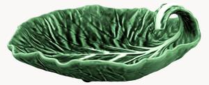 Ručně malovaná servírovací mísa's úchyty Cabbage