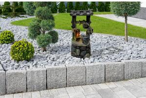 Zahradní fontána EmaHome EF-04 / polyresin / 45 x 45 x 108 cm