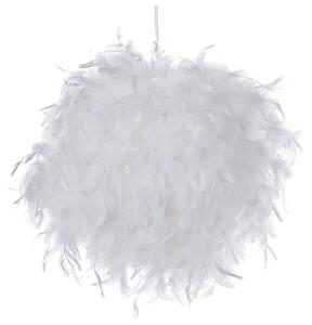 Závěsná lampa DRAVA Peří Bílá