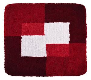Ridder Coins Protiskluzová koupelnová předložka 55x50 cm, červená, 7103806