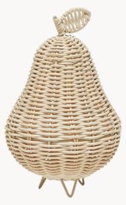 Ručně vyrobená stolní lampa z ratanu Pear