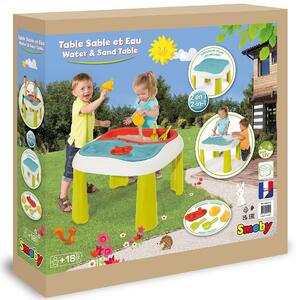 Hrací stůl Sandbox 2v1 Smoby, zelený