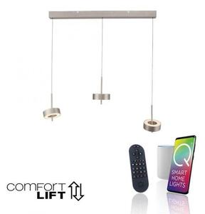 Paul Neuhaus Závěsné LED svítidlo Q-ROTATE, 30W, d. 95 cm, CCT 2700-5000K Barva: Hnědá