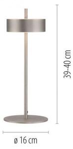 Paul Neuhaus Stolní LED lampa Q-ROTATE, 12W, v. 40 cm, ZigBee 2700-5000K Barva: Hnědá