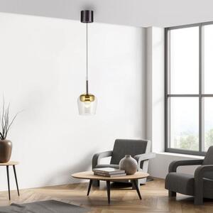 Paul Neuhaus Závěsné LED svítidlo Q-KON, 11W, ø 21 cm, 2700-5000K, Smart Home Barva: Zlatá
