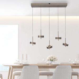Paul Neuhaus Závěsné LED svítidlo Q-ROTATE, 48W, d. 95 cm, CCT 2700-5000K Barva: Hnědá