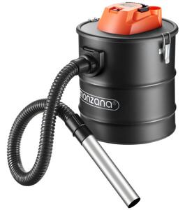 Vysavač na popel BENEDIKT, 1200 W, 18 kPa, černá/oranžová Monzana