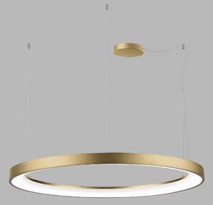 Led2 Závěsné LED svítidlo BELLA SLIM P-Z ø 98 cm Barva: Zlatá, Teplota světla: 2700K/3000K/4000K, Stmívání, řízení: DALI TW