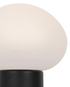 Stolní lampa černá včetně LED 3-stupňové stmívatelné dobíjecí - Louise