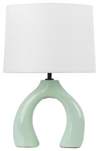 Stolní lampa ABBIE Keramika Světle zelená
