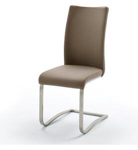 Jídelní židle z pravé kůže ARCO 2 barva cappuccino