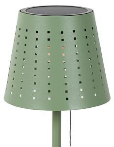 Venkovní stolní lampa zelená včetně LED 3-stupňové stmívatelné na solární - Ferre