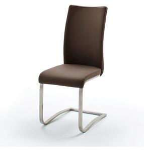 Jídelní židle z pravé kůže ARCO 2 barva hnědá