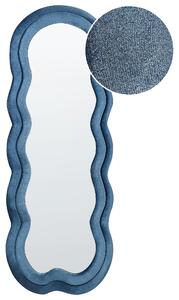 Zrcadlo LACS 57 cm 160 cm Umělý samet Modrá