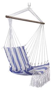 Závěsné houpací křeslo Artur Stripe Blue Strömshaga