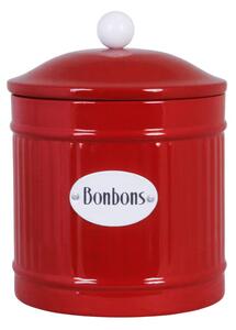 Plechová dóza na bonbony Hugo Bonbons Red 16 cm Strömshaga