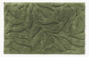 Koupelnová předložka se strukturovaným povrchem Leaf, protiskluzová