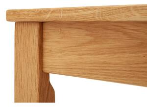 Jídelní stůl z masivu ANKARA dub divoký Velikost stolu 120x80