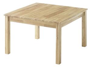 Čtvercový konferenční stolek z masivu ALFONS dub divoký