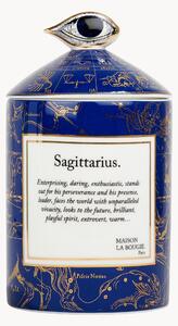 Ručně vyrobená vonná svíčka Sagittarius (Gurjum, růže & šafrán)