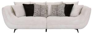 POHOVKA BIG SOFA, textil, krémová, černá, bílá Stylife - Pohovky