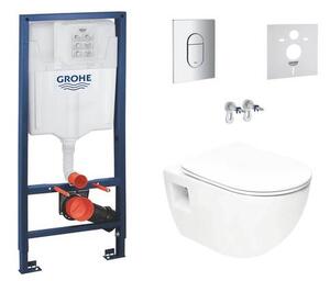 Závěsný wc set do lehkých stěn / předstěnová SAT Project SIKOGRSPRO010A