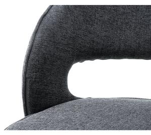 Jídelní otočná židle NICOYA černo-šedá