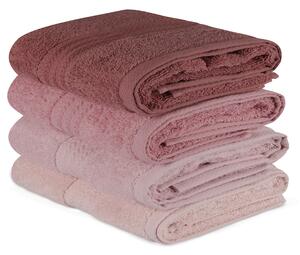 SADA RUČNÍKŮ, 50/90 cm, krémová, pink, světle růžová - Ručníky, Online Only