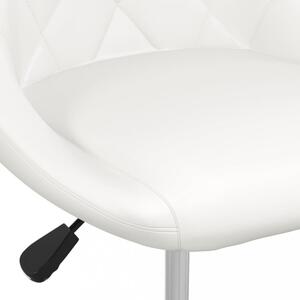 Kancelářská židle umělá kůže / chrom Dekorhome Vínová