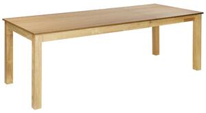 Rozkládací jídelní stůl MADURA Přírodní jasan 160/240 cm 90 cm