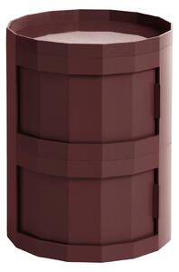 HAY Úložný stolek Facet 20, Burgundy