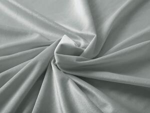 Biante Sametový polštář válec bonbon SV-029 Cementově šedý 15x40 cm