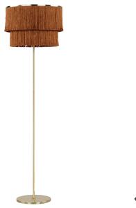 Stojací lampa PERISTERI Kov Hnědá