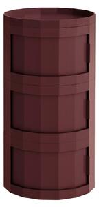 HAY Úložný stolek Facet 30, Burgundy