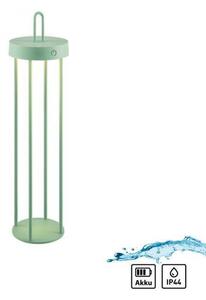 LD 19301-43 ANSELM LED stolní lampa na baterie zelená 50cm dotykový stmívač IP44 zahradní svítidlo 2700K - JUST LIGHT
