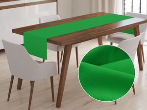 Biante Dekorační běhoun na stůl Rongo RG-061 Sytě zelený 20x120 cm