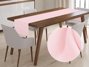 Biante Dekorační běhoun na stůl Rongo RG-062 Cukrově růžový 45x160 cm