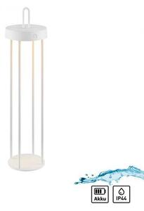 LD 19301-16 ANSELM LED stolní lampa na baterie bílá 50cm dotykový stmívač IP44 zahradní svítidlo 2700K - JUST LIGHT