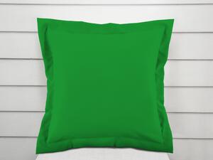 Biante Dekorační povlak na polštář s lemem Rongo RG-061 Sytě zelený 35 x 45 cm