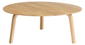 HAY Konferenční stolek Bella Ø80 x 32, Lacquered Oak