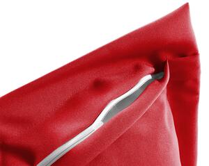 Biante Dekorační povlak na polštář s lemem Rongo RG-060 Červený 60 x 60 cm