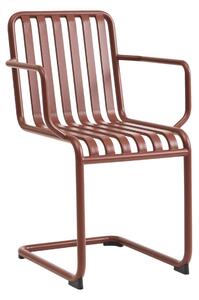 HAY Zahradní židle Palissade Cantilever Armchair, Iron red