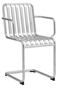 HAY Zahradní židle Palissade Cantilever Armchair, Galvanised