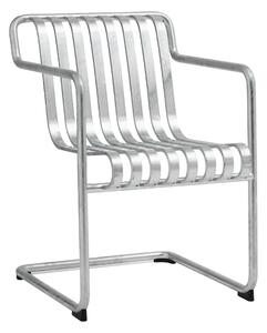 HAY Zahradní židle Palissade Cantilever Dining Armchair, Galvanised