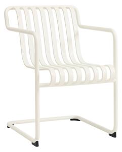 HAY Zahradní židle Palissade Cantilever Dining Armchair, Cream white